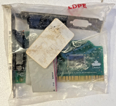 New Old Stock PCI Parallel printer Card - 2 Ports E
