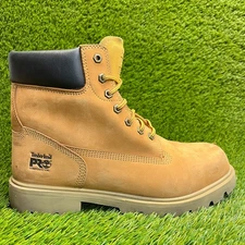 Timberland PRO Sawhorse 6" Mens Size 11 Brown Composite Safety Toe Work Boots