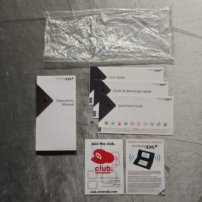 Nintendo DSi Operations Owners Manual Instructions Booklet & Quick Start Guide