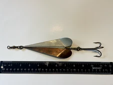 Huge Vintage metal 4/0 Pflueger McMurray Spinner Trolling lure