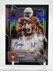 2025 Bowman Chrome U Anthony Hill Jr. 1st Bowman Auto Black Refractor /10- Texas