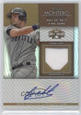 2012 Topps Triple Threads Unity Relics Sepia 16/75 Jesus Montero Auto 0o9