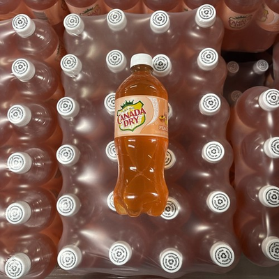 #ad Canada Dry Peach Soda 20oz Exotic Pop 24 Bottles $94.99