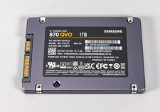 Samsung 870 QVO 1TB 2.5" SATA III SSD MZ-77Q1T0 Tested Secure Erased 94+ Health
