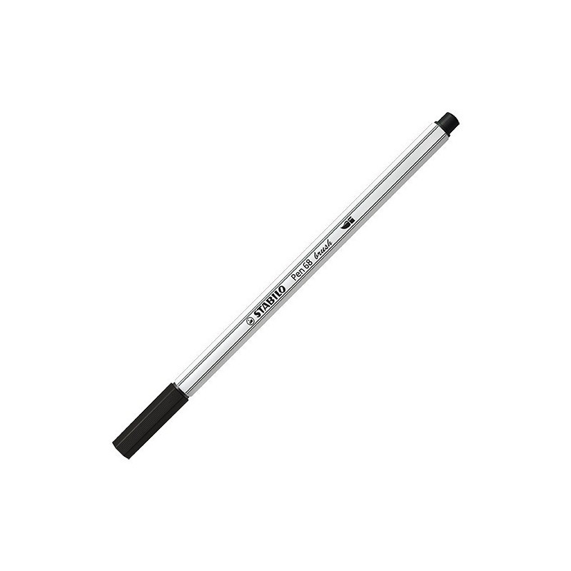 STABILO Pen 68 brush feutre pinceau aquarellable pointe flexible