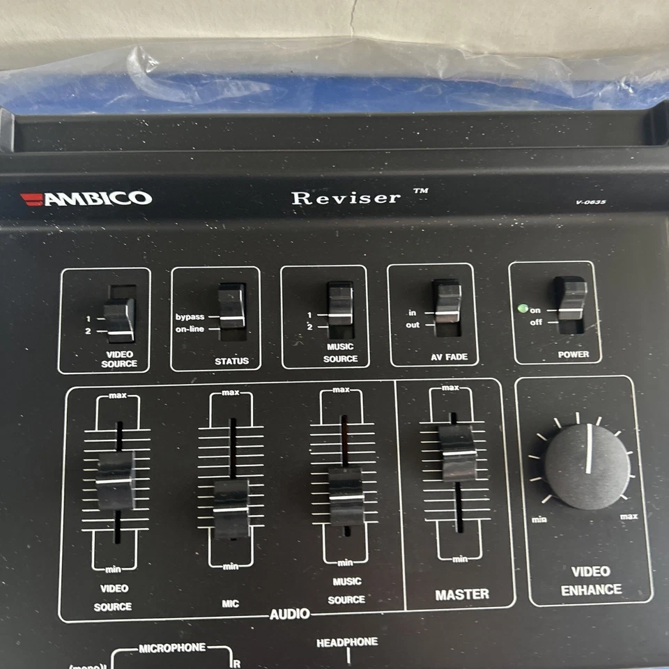 Ambico Video Editing/ Mixing/ Enhancing Reviser VINTAGE Mod V-0635 EXCELLENT - Image 3 of 4