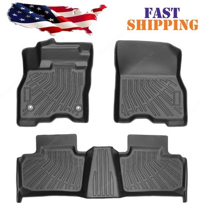 Floor Mats Liners For 2021 2022 2023 Nissan Leaf Hatchback TPE Replacement 4Pcs