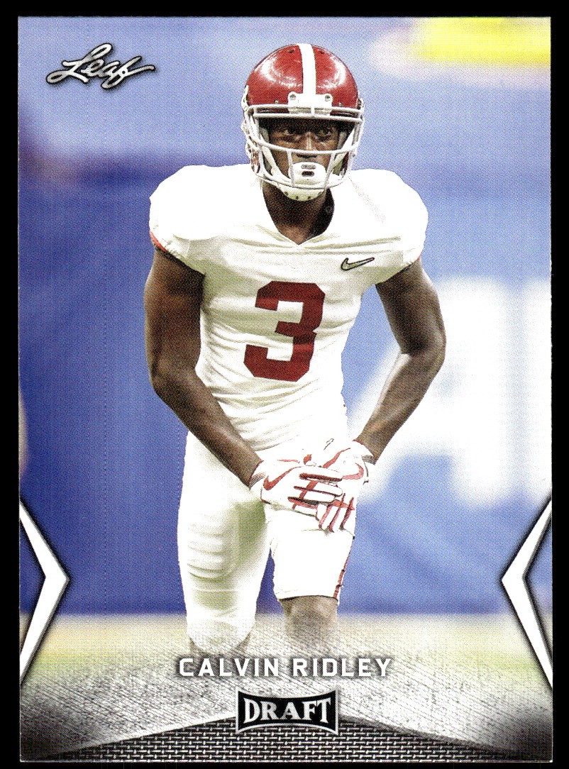 Calvin Ridley 2018 Leaf Draft #10 Alabama Crimson Tide NFL READ FREE SHIPPING