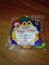 Vintage McDonald's Happy Meal Toy Disney Tarzan Jane 6 NEW.