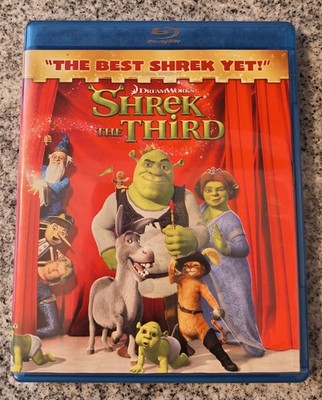 Shrek the Third (Blu-ray Disc, 2008) Rated PG DreamWorks