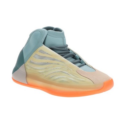 adidas Yeezy Quantum Lace Up Mens Beige, Blue, Orange Sneakers