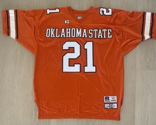 RARE ORIGINAL RUSSELL OKLAHOMA ST BARRY SANDERS JERSEY SZ 60 1986-88 ERA!! GOAT!