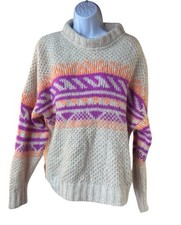 Xirena Sofia Alpaca Knit Chunky Sweater Dahlia Fiesta Size S