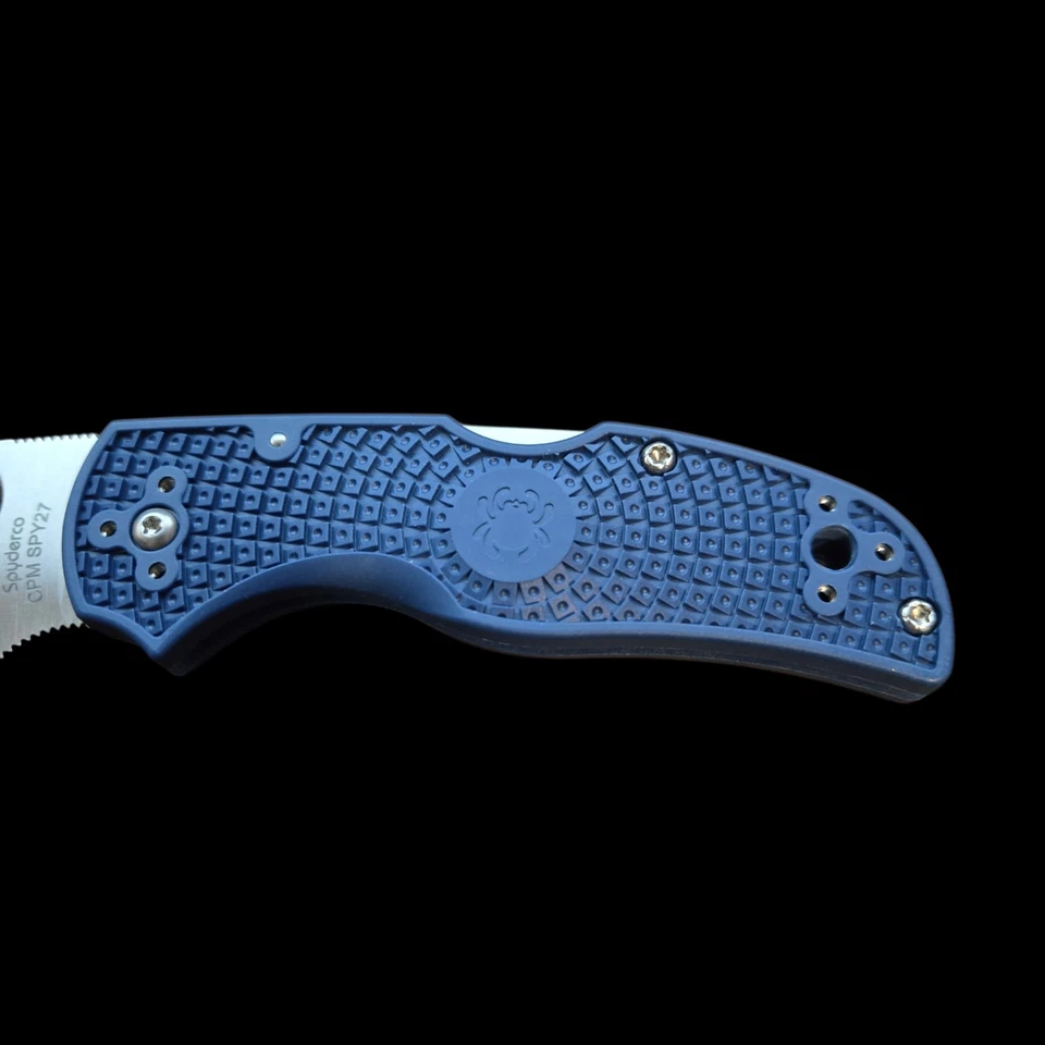 Spyderco Native 5 Lockback Blue 3" CPM SPY27 FRN Folding Knife C41PCBL5 - Image 2 of 4