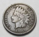 1909 INDIAN HEAD CENT,PARTIAL LIBERTY, VERY NICE TOUGHER COIN!!!!(A4)