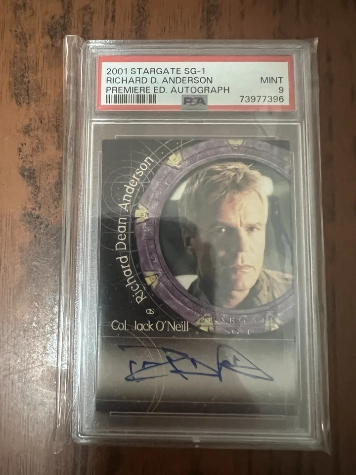 Stargate SG-1 Premiere Edition A1 Richard Dean Anderson Autograph PSA 9 - Image 2 of 2