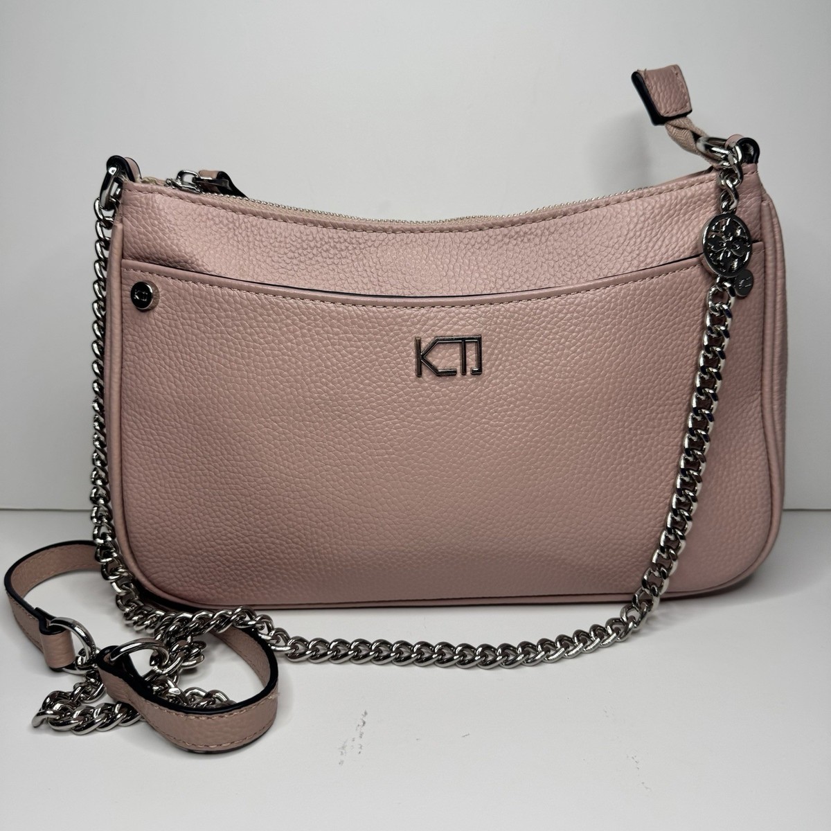 KTD Kenzo Takada Crossbody Pouch Bag - Nude Elegant Pebble Leather