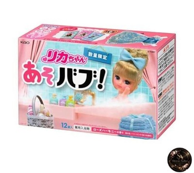 Kao Asobabu Licca-chan Bath Bomb Rose Harmony Scent 12 s x 2 boxes