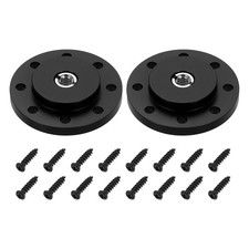 3/8" Thread Tripod Adapter Holder 2Pcs with Adapter Screws for Tripod Black