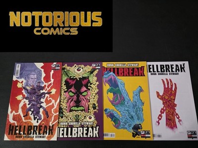Hellbreak 1 2 3 4 Complete Comic Lot Run Set Oni Press EXCELSIOR BIN
