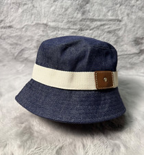 Vintage Y2K Gap Denim Bucket Hat Blue Fisherm...