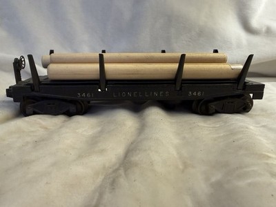 LIONEL POSTWAR O GAUGE AUTOMATIC LUMBER CAR #3461