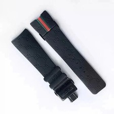 26mm Rubber replacement Watch Strap For I-Gucci Digital Men's Watch YA114207