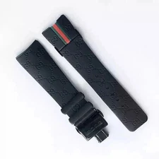 26mm Rubber replacement Watch Strap For I-Gucci Digital Men's Watch YA114207