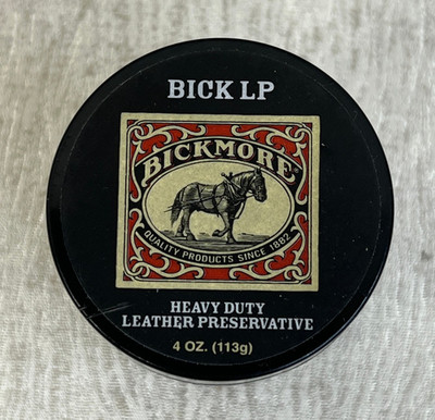 Leather Conditioner Scratch Repair Bick LP 4oz  Heavy Duty  Leather Preservative