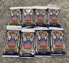 2025 Topps Basketball NBA Flagship Fat Packs 36 Cards Per Pack Lot Of 8 Cello 