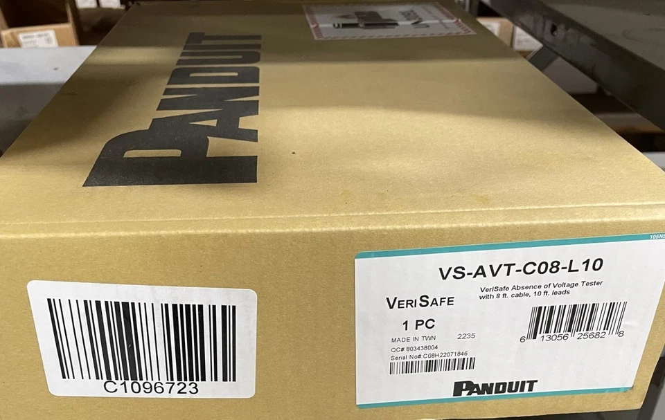 Panduit VS-AVT-C08-L10 Absence of Voltage Tester, 8ft. Cable, 10ft. Sensor Leads - Image 2 of 3
