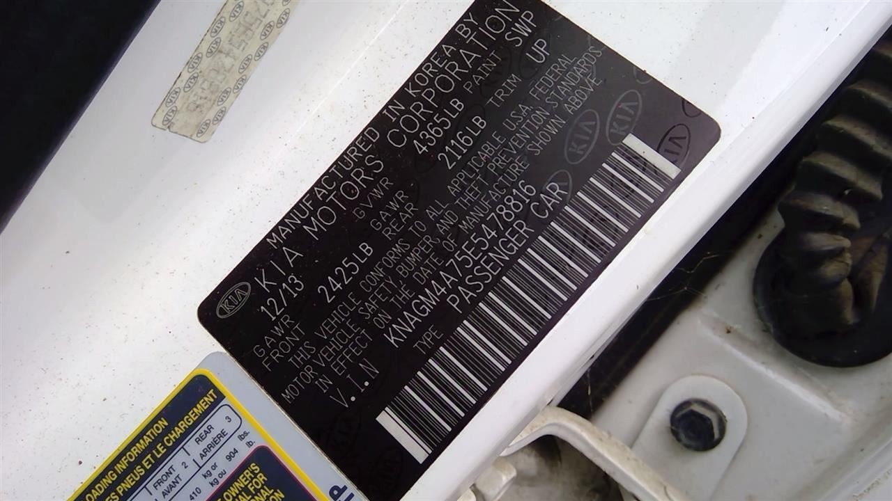 Audio Equipment Radio US Market Receiver ID 961602TAA0 Fits 14 OPTIMA 260629