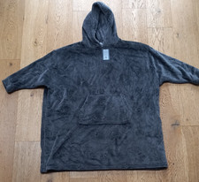 TU Fleece Hoodie Xbox Pattern Blanket Oversized Giant Big Hooded Sweatshirt Smal