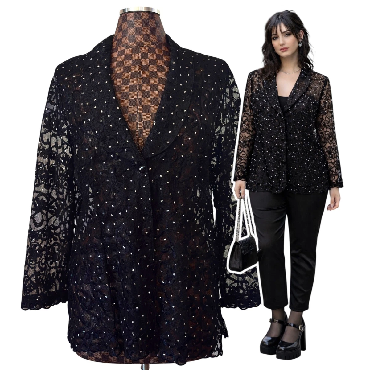Sheer Blazers for Women for sale | eBay