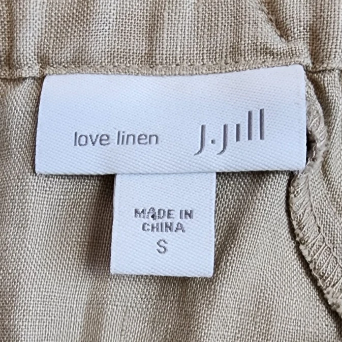 J. Jill Love Linen Beige Long Asymmetric Button A-Line Skirt Size S
Opens in a new window or tab