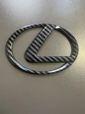 Carbon Fiber Emblem Logo Badge 2015-19 Lexus RCF RC350 RC300 2016 2017 2018
