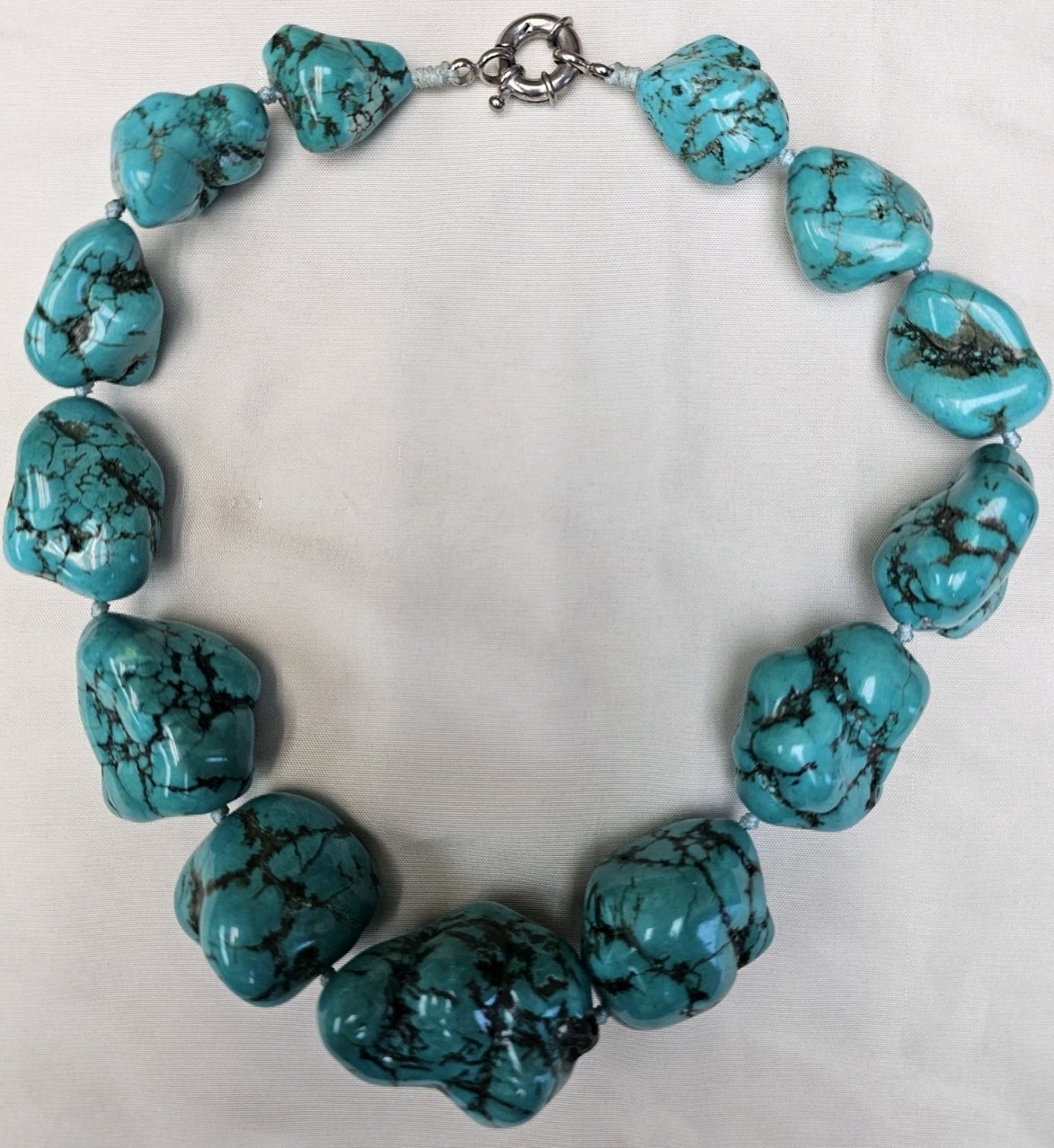 Beautiful Turquoise Statement Piece Necklace - image 1