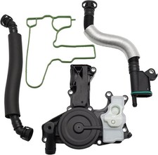 PCV Valve Engine Crankcase Vent Valve Oil Separator with Valve Breather Hose Kit