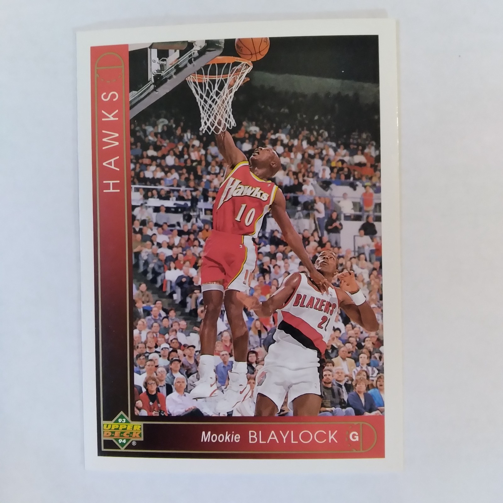 1993-94 Upper Deck #279 Mookie Blaylock - Atlanta Hawks