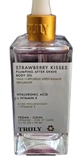 Truly Beauty STRAWBERRY KISSES Plumping After Shave Body Oil 3.1 fl oz -NEW