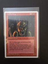 Magic The Gathering, Goblin King, Core Set 4th Edition, Regular