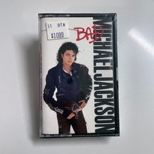 Michael Jackson - Bad 1987 Original US Cassette Tape VTG New Sealed