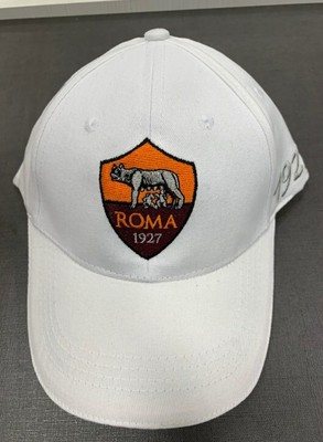1 Rome Hat Official Cap Official AS Roma Totti El sharaawy White Cotton |  eBay