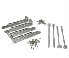 Simpson Strong Tie  DTT1Z-KT Deck Tension Tie Kit W/Fasteners - Zmax Finish
