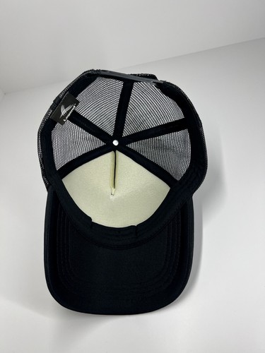 Rebel Sports trucker cap hat adjustable one size fits most black mesh unisex - Picture 5 of 5