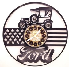 Ford Model T Vinyl Record Clock Man Cave Wall Art Gift Free Shipping Ford Model T Vinyl Record Clock Man Cave Wall Art Gift Free Shipping