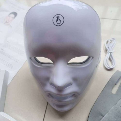 7 Color LED Face mask Light therapy anti ageing anti wrinkles - Picture 2 of 17