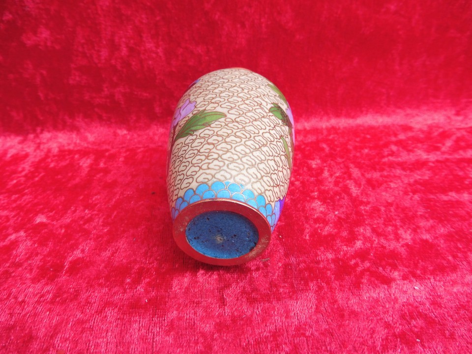 Cloisonné Vase, Beautiful, old Decorative Vase, Flowers, Bird eBay