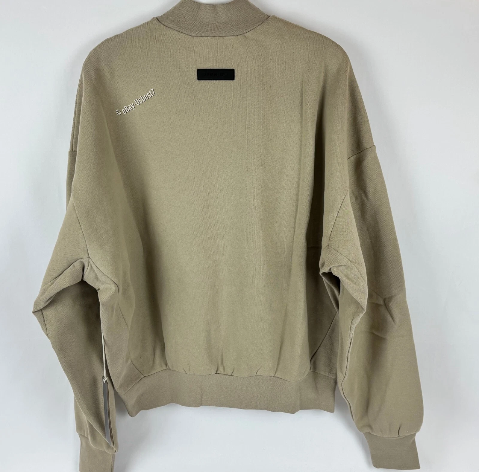 FEAR OF GOD FELPA PAURA DI DIO ESSENTIALS BEIGE POLVERE taglia MEDIA AUTENTICA
