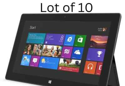 (10) Microsoft Surface RT 1516 10.6 NIVDIA Tegra 3 2GB DDR3 32GB SSD Win RT 8.1
